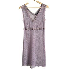 Coquette Fairycore | VTG 90s Betsey Johnson Lavender Sheer Mesh Cover-Up Medium